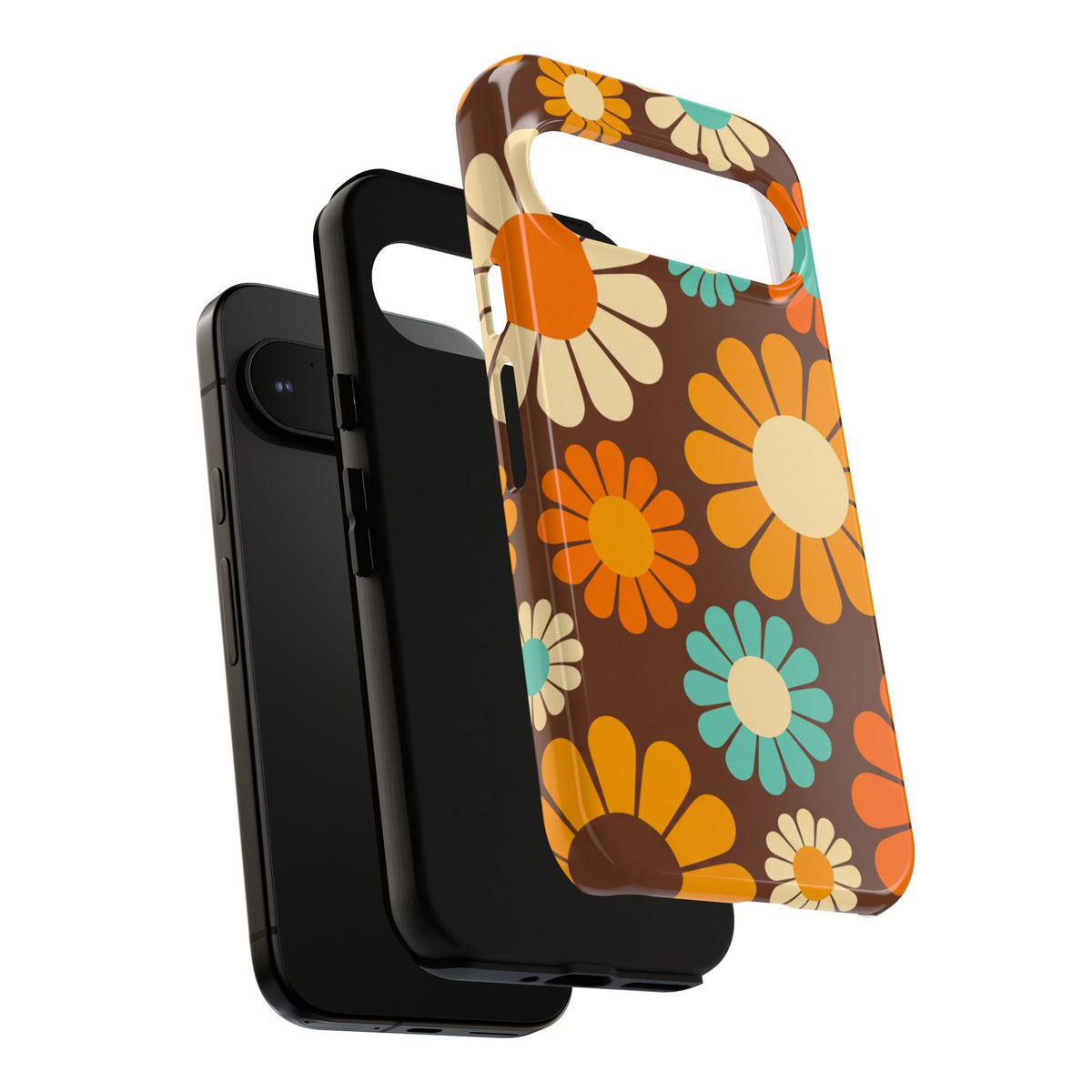 Flowers - Brown/Yellow