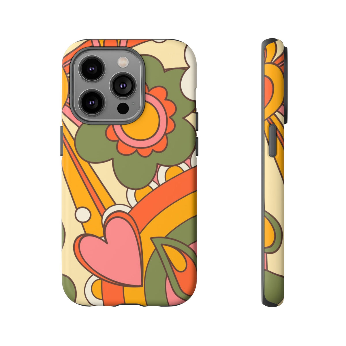 60's Wallpaper - Pink/Green