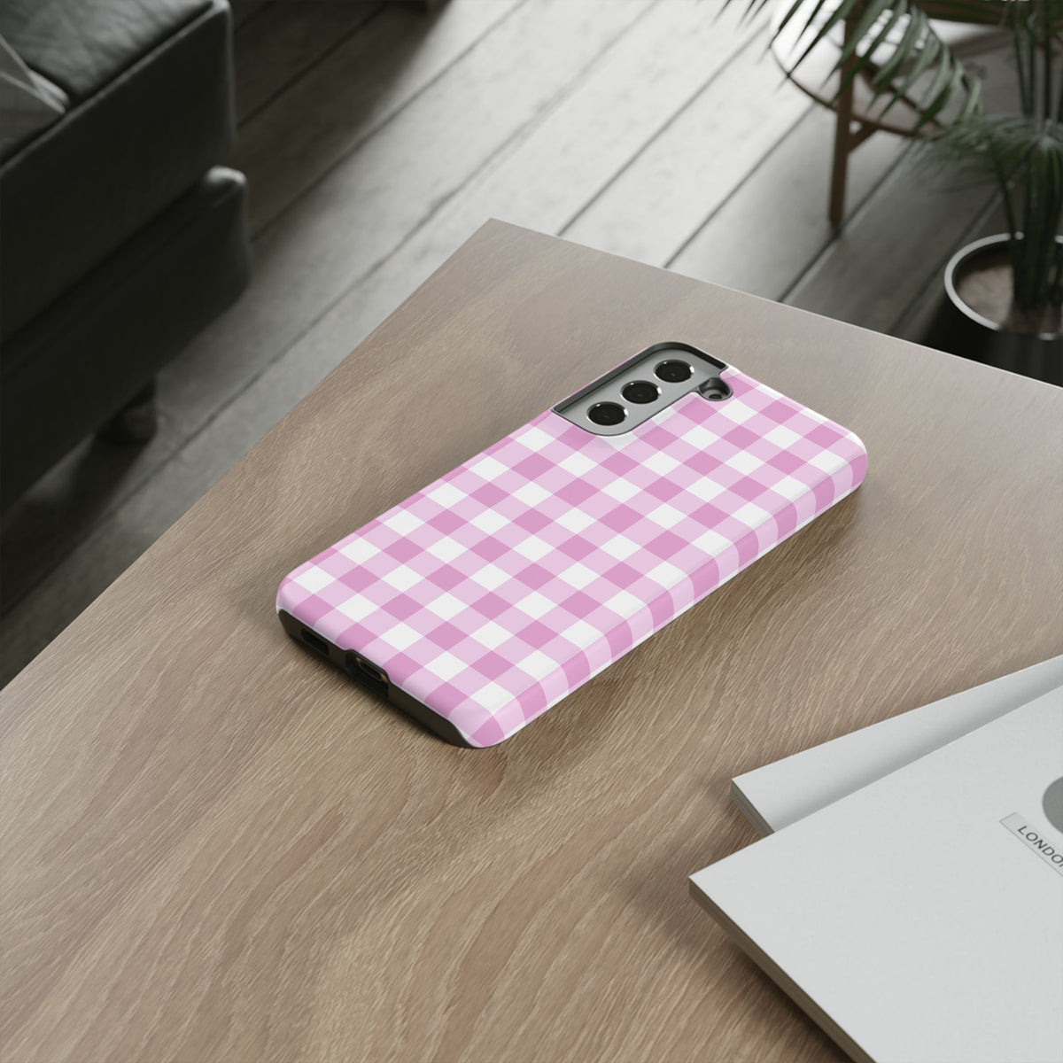 Checked - Pink