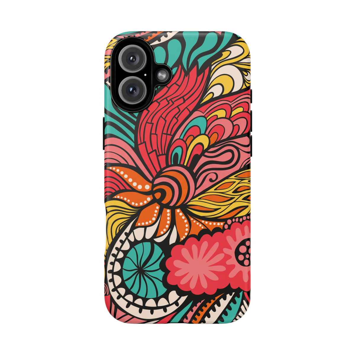 Abstract - Orange/Blue/Pink