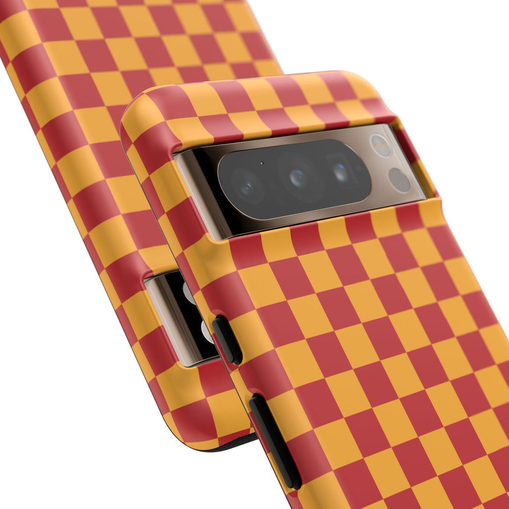 Checked - Red/Yellow