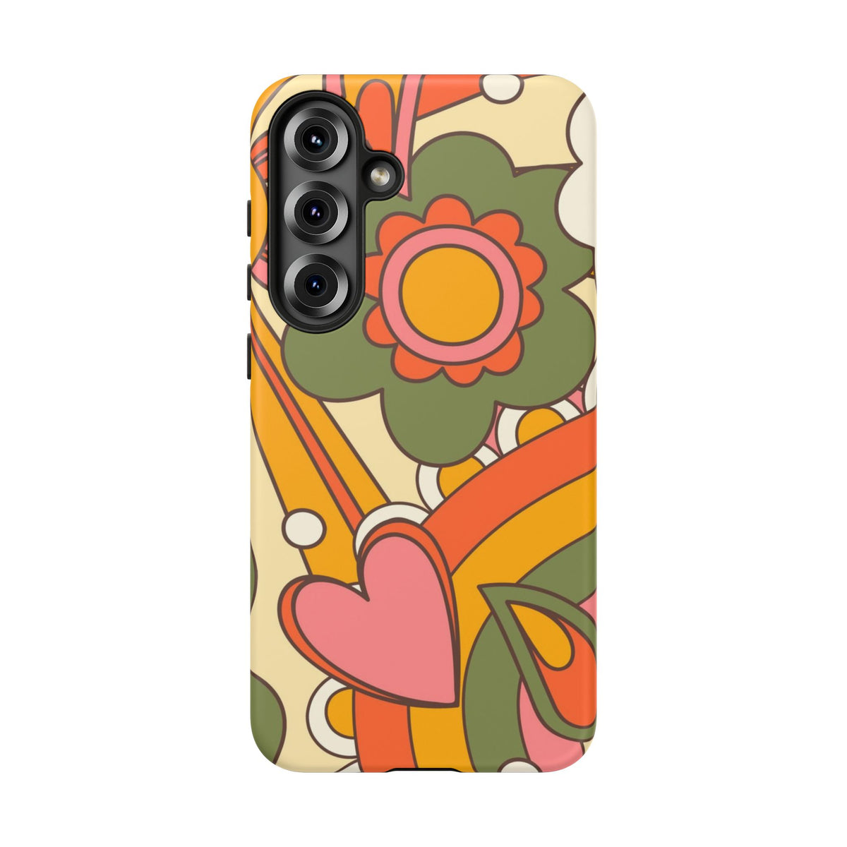 60's Wallpaper - Pink/Green