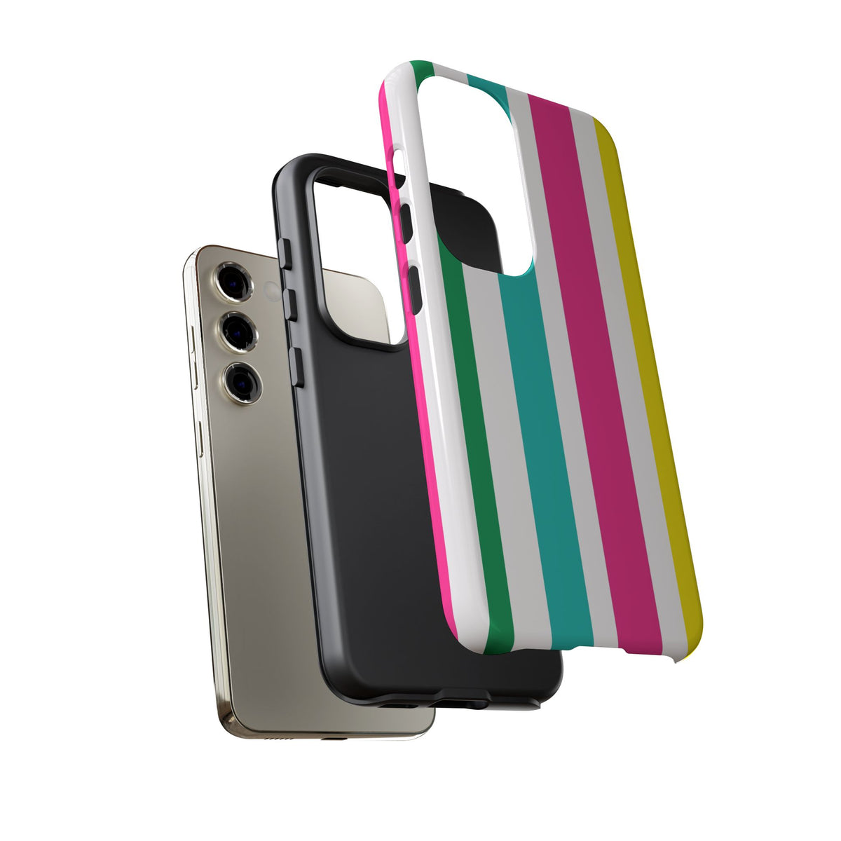 Candy Stripes - Pink/Yellow/Green