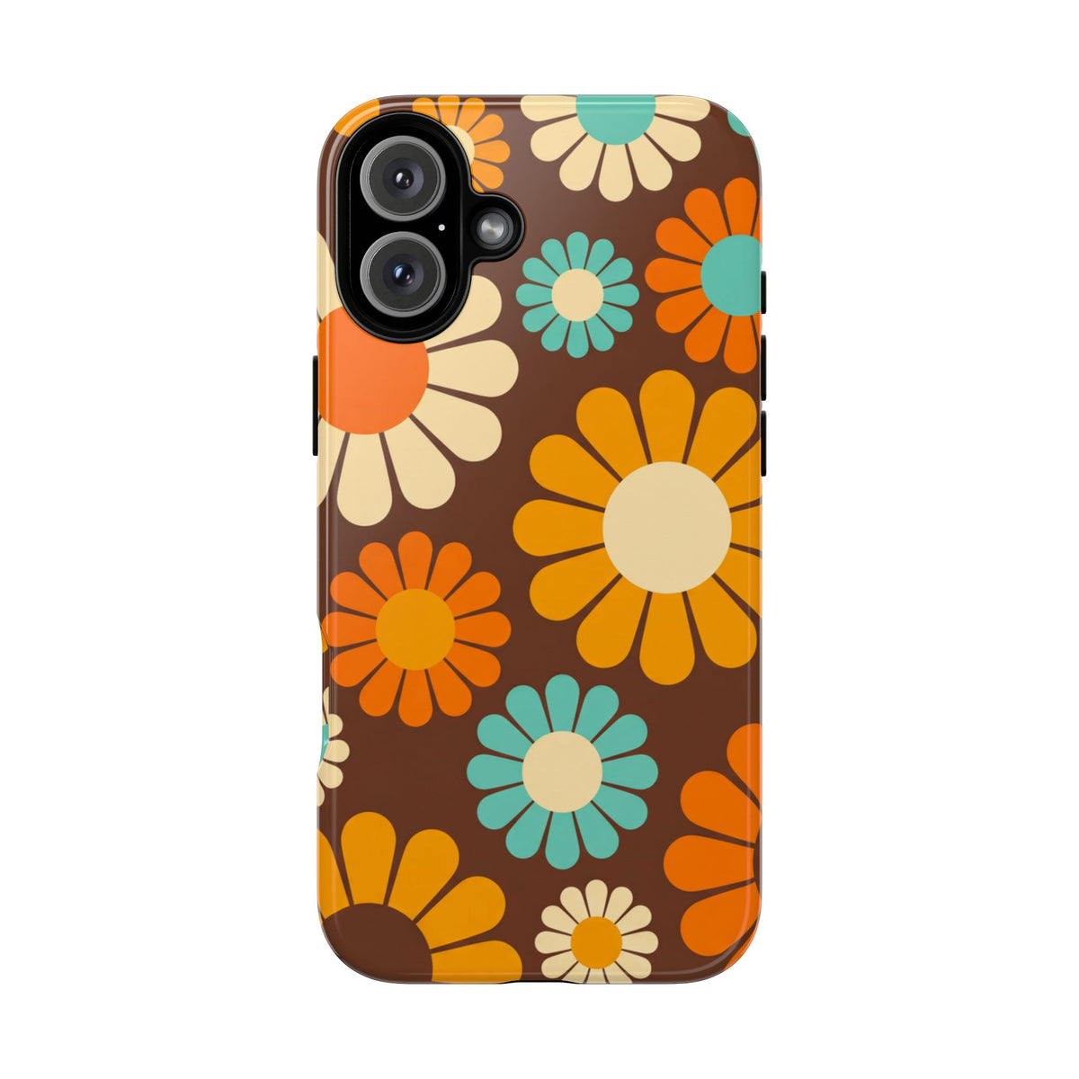 Flowers - Brown/Yellow