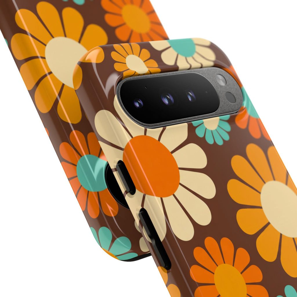 Flowers - Brown/Yellow
