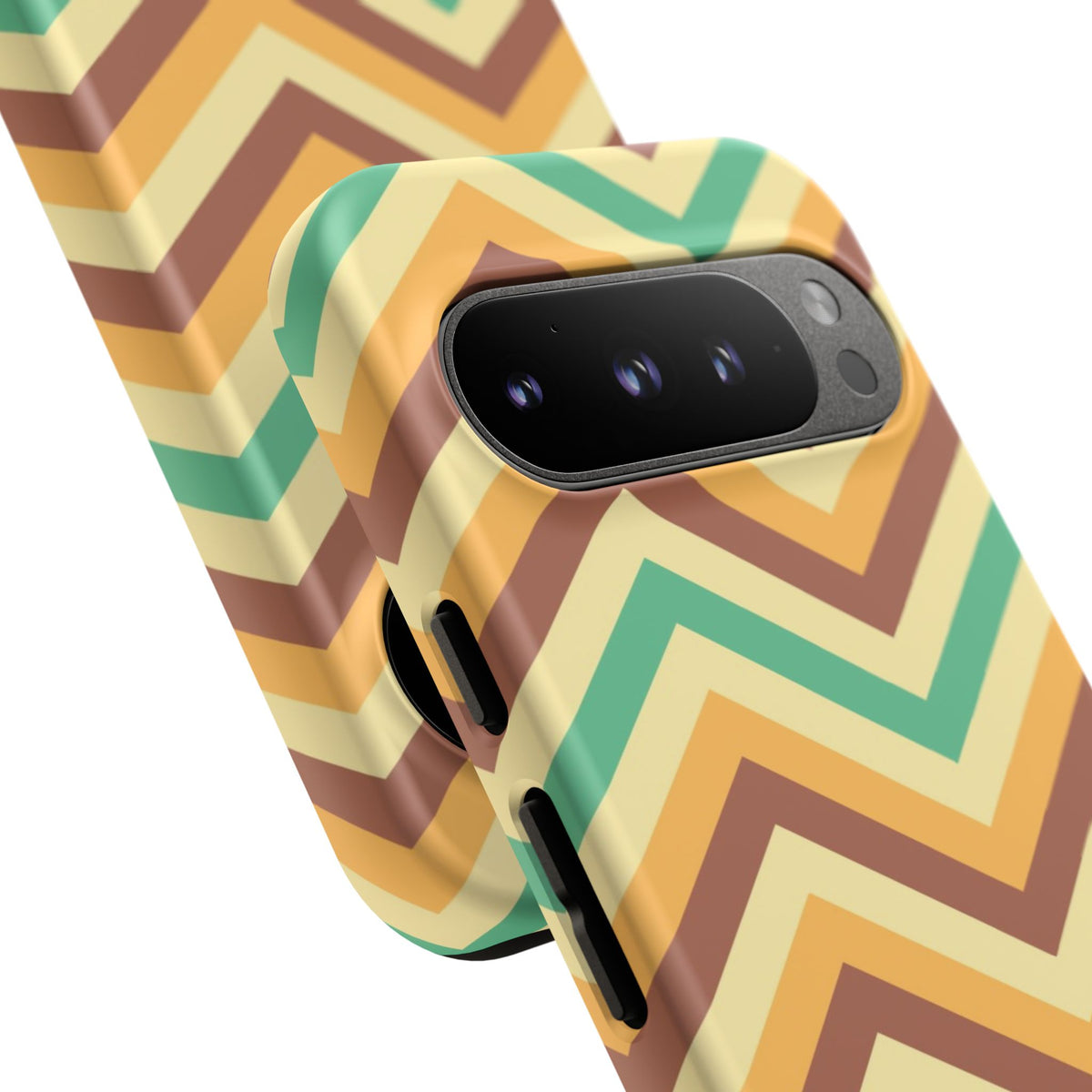 Zig Zags - Brown/Green