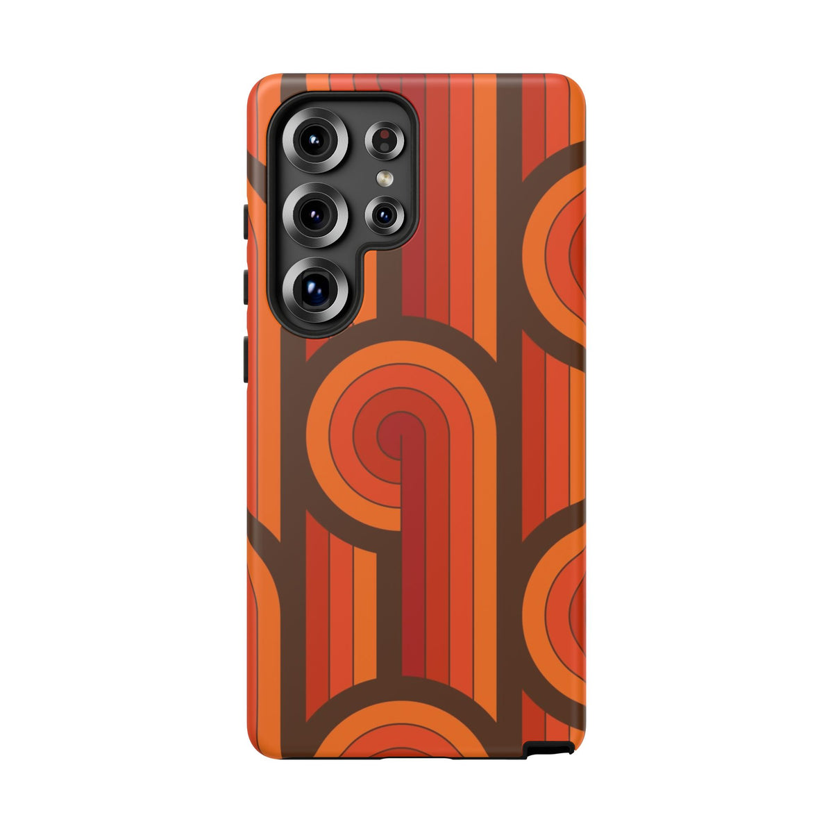 60's Wallpaper - Orange/Brown