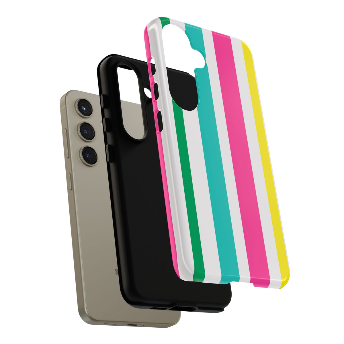 Candy Stripes - Pink/Yellow/Green