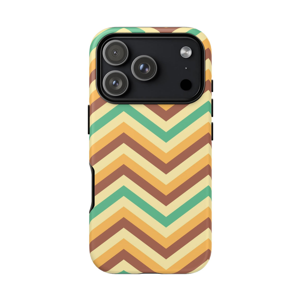 Zig Zags - Brown/Green