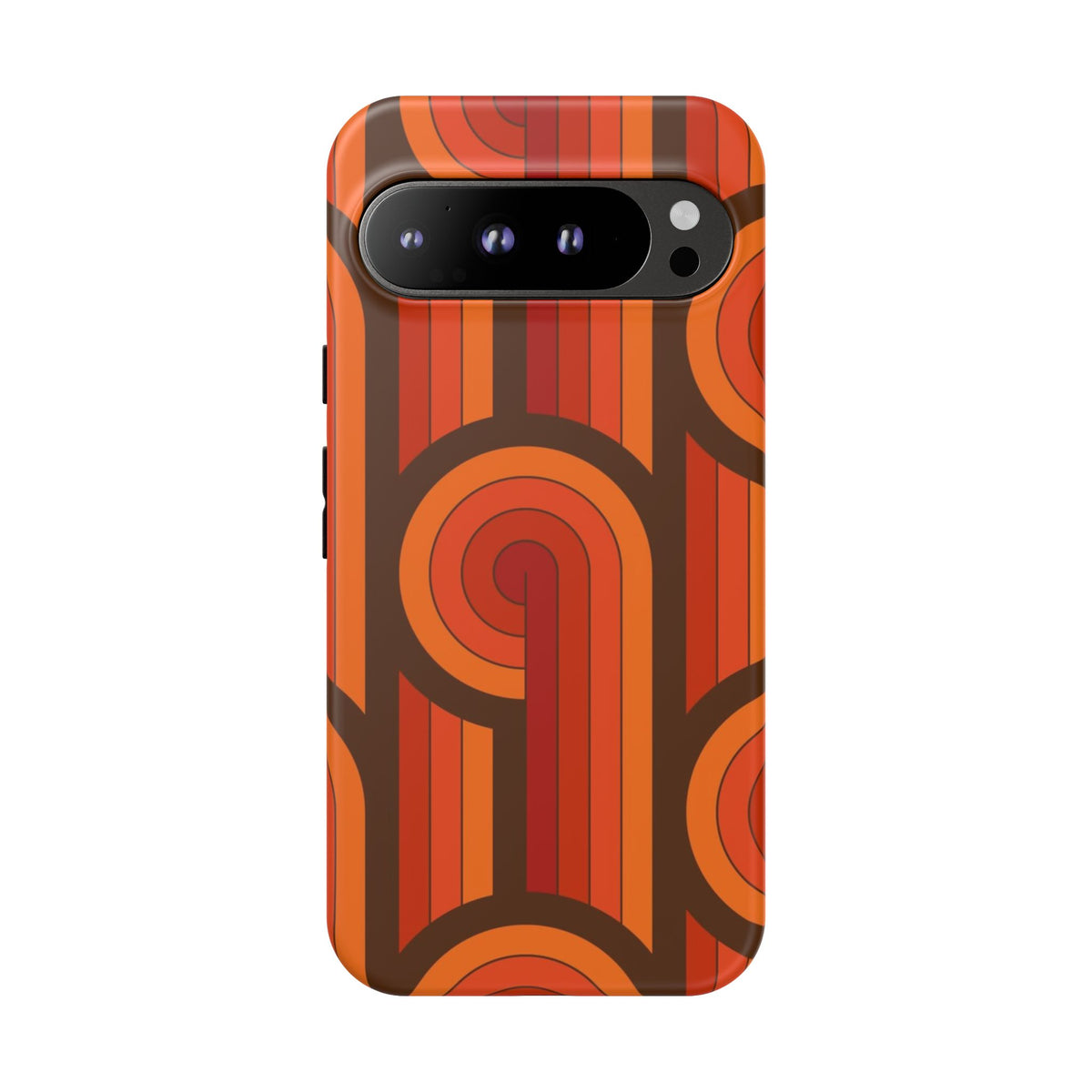 60's Wallpaper - Orange/Brown