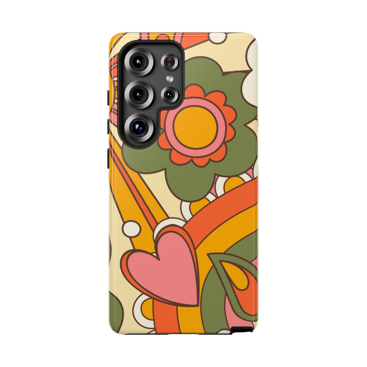 60's Wallpaper - Pink/Green