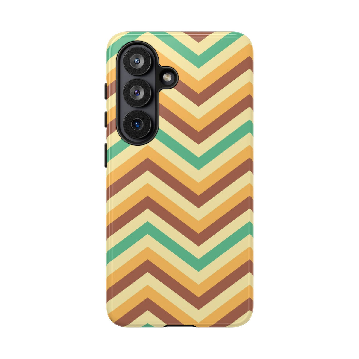 Zig Zags - Brown/Green