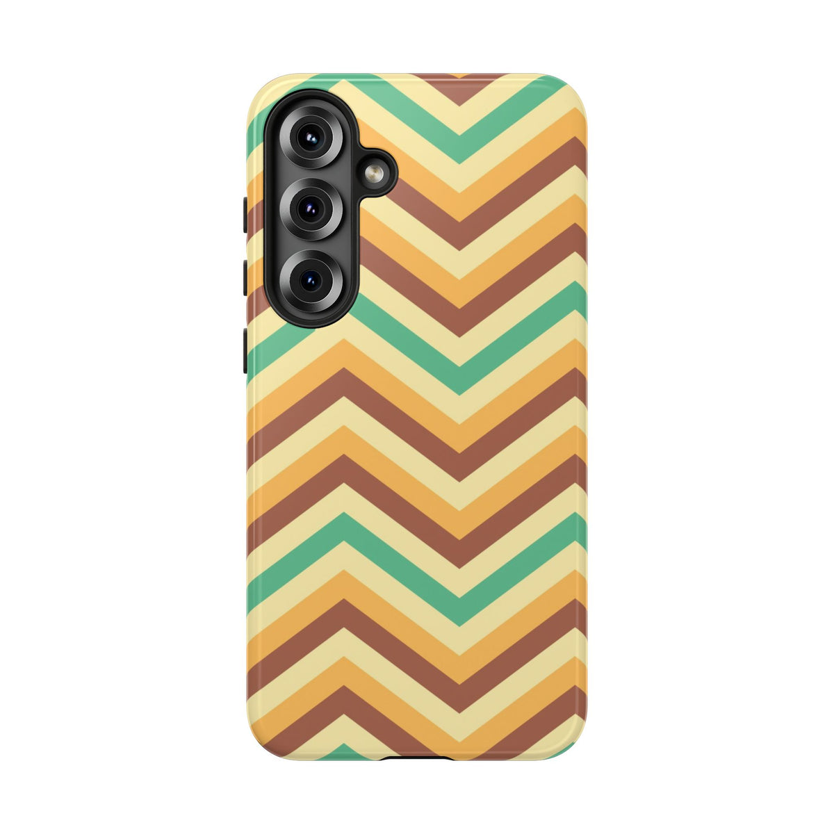 Zig Zags - Brown/Green