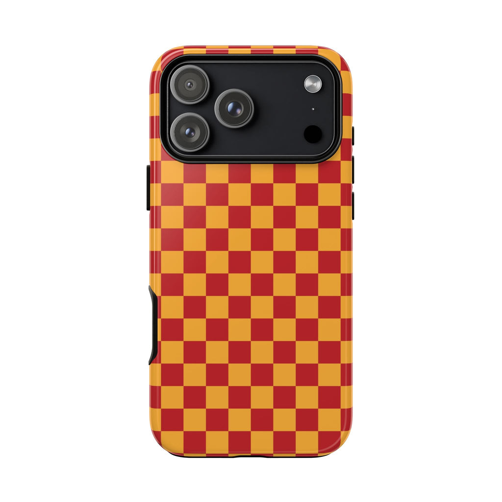 Checked - Red/Yellow
