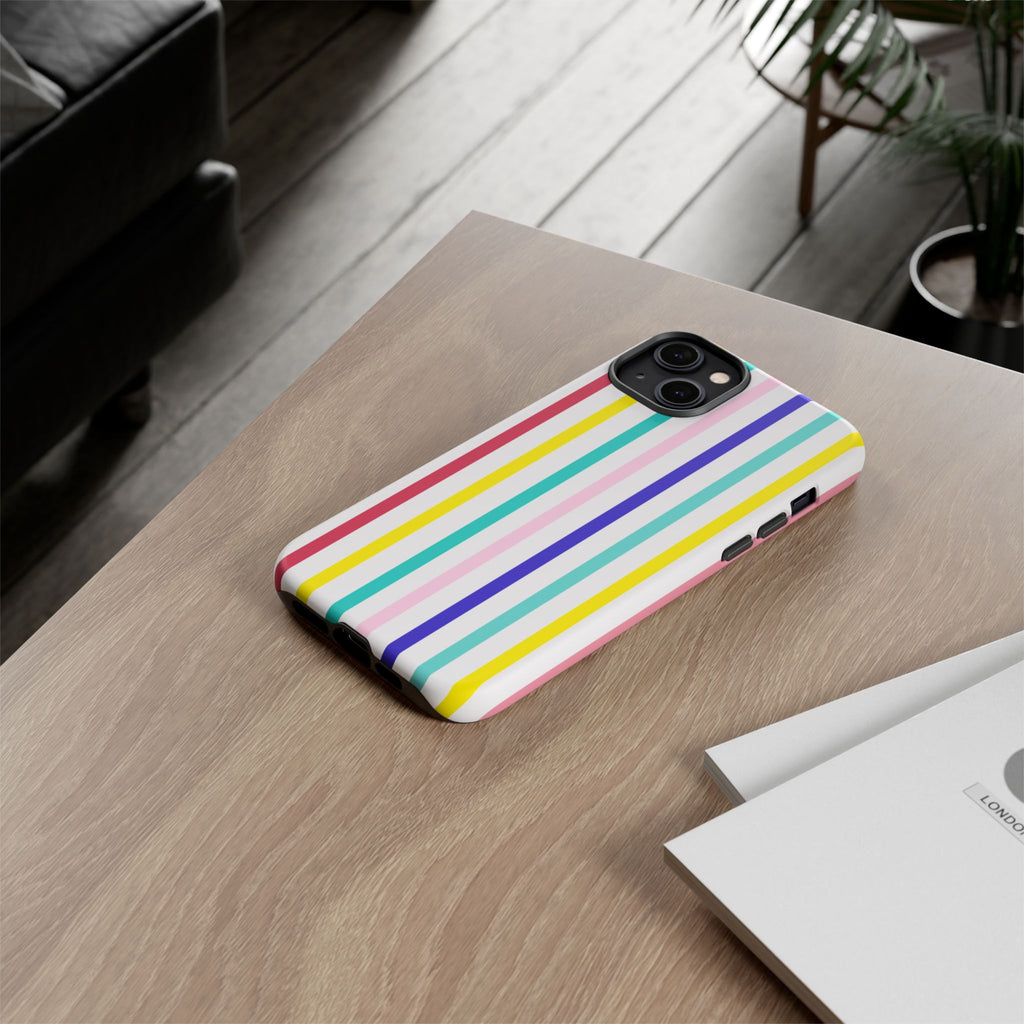 Candy Stripes - Pink/Red/Yellow/Blue