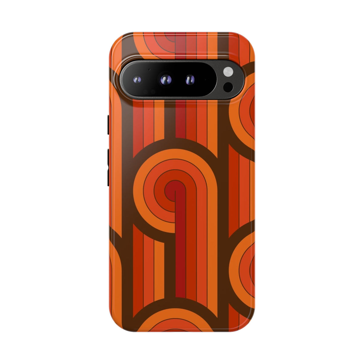 60's Wallpaper - Orange/Brown