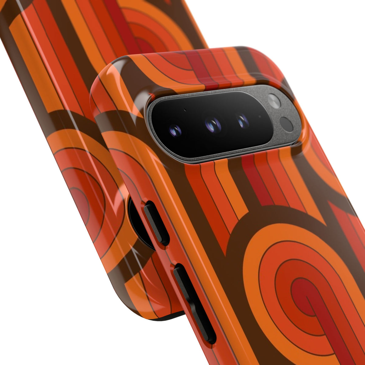 60's Wallpaper - Orange/Brown