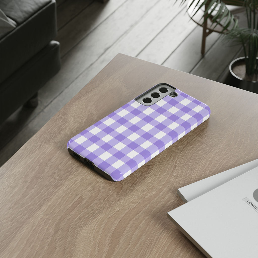 Checked - Lavender