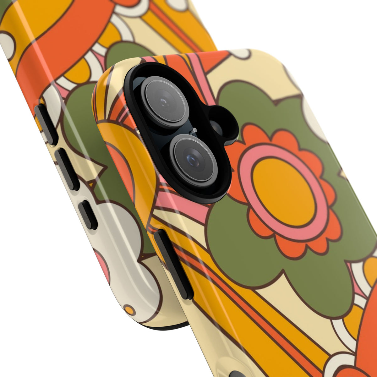 60's Wallpaper - Pink/Green