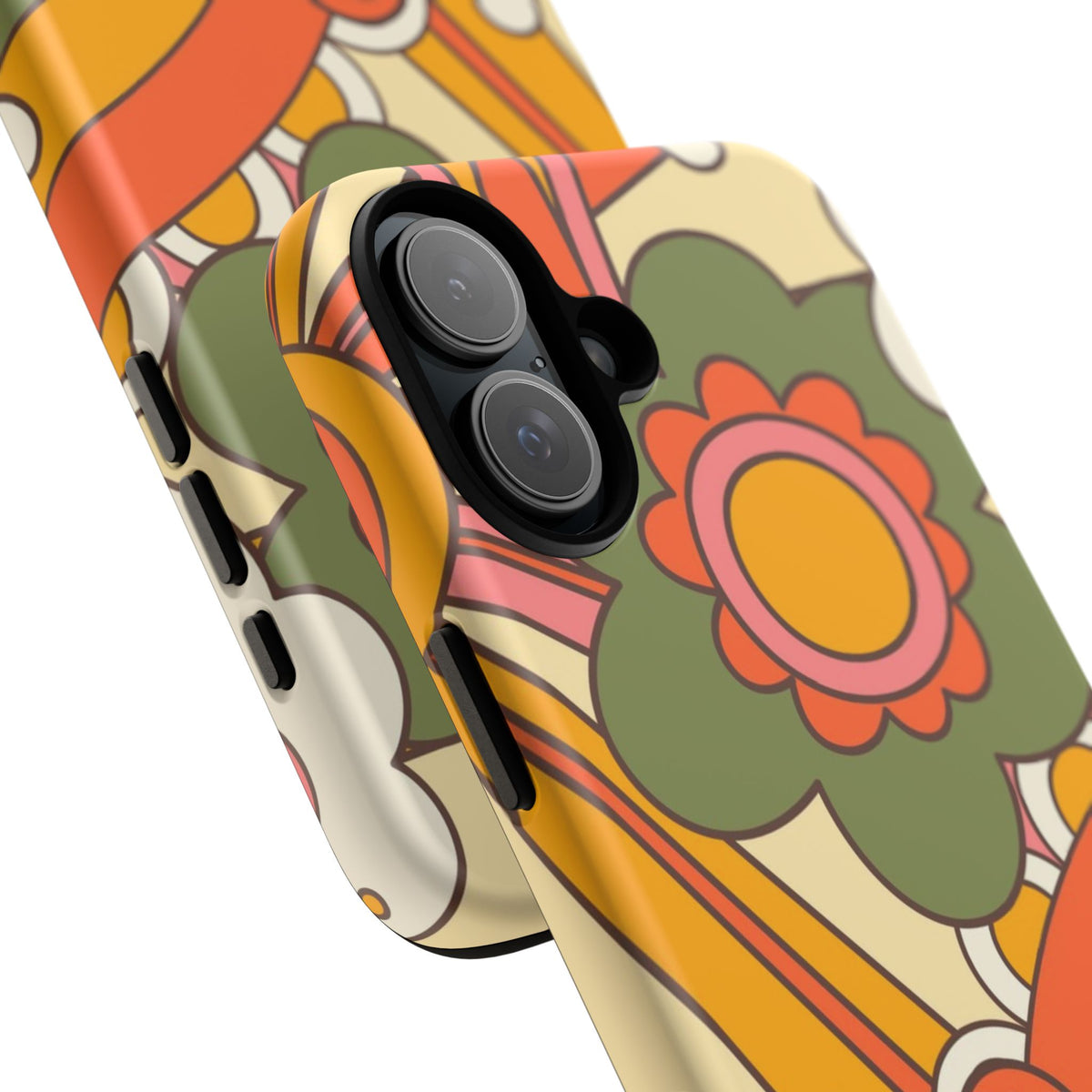 60's Wallpaper - Pink/Green
