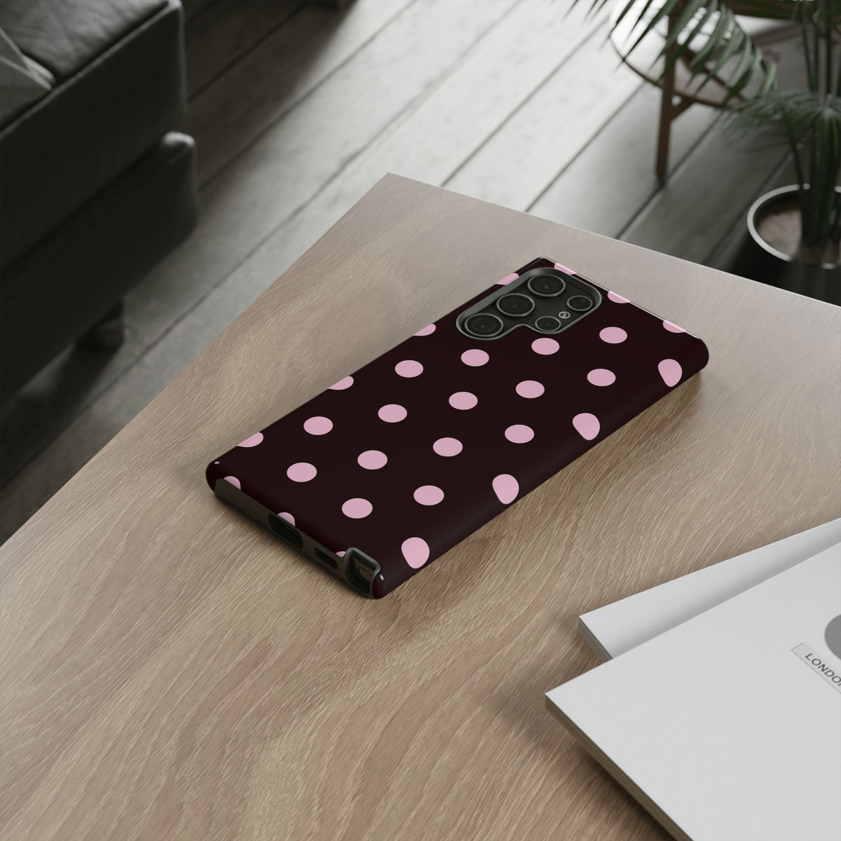 Spotted - Pink/Brown