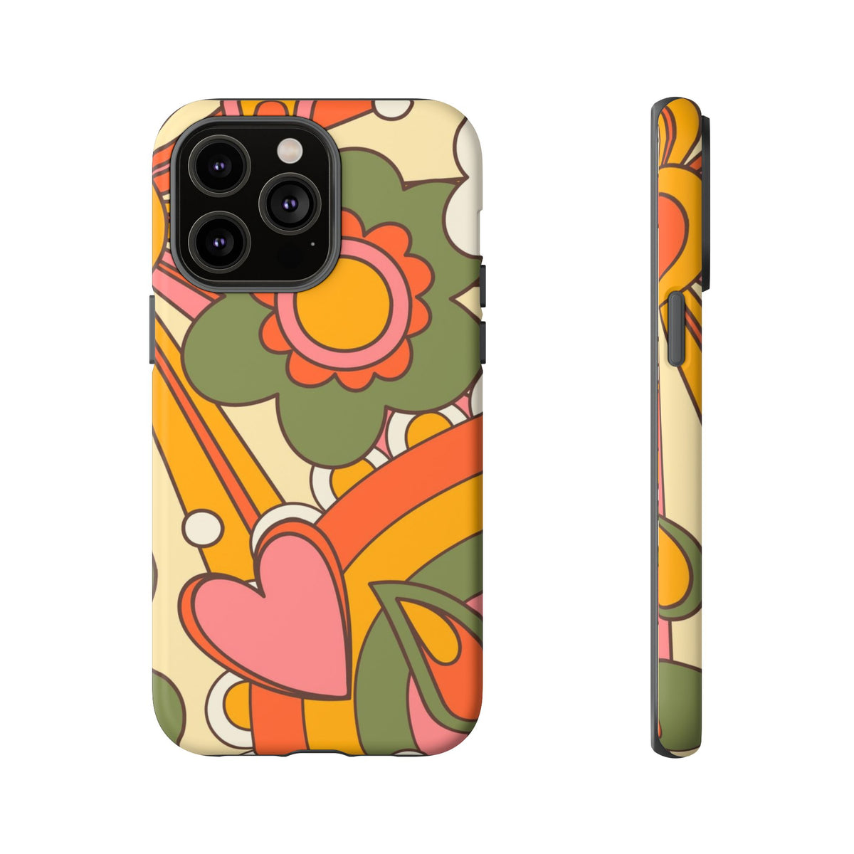 60's Wallpaper - Pink/Green