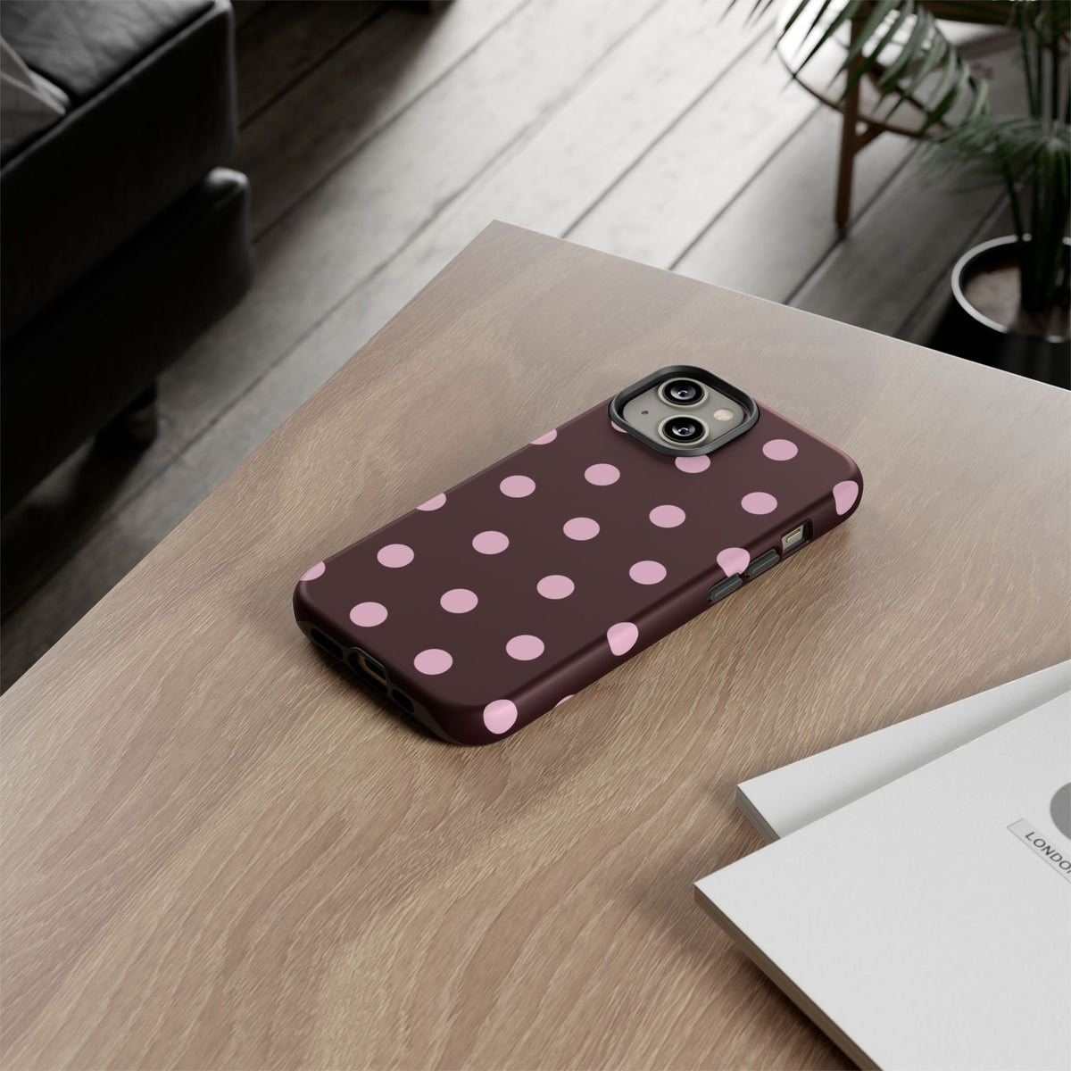 Spotted - Pink/Brown