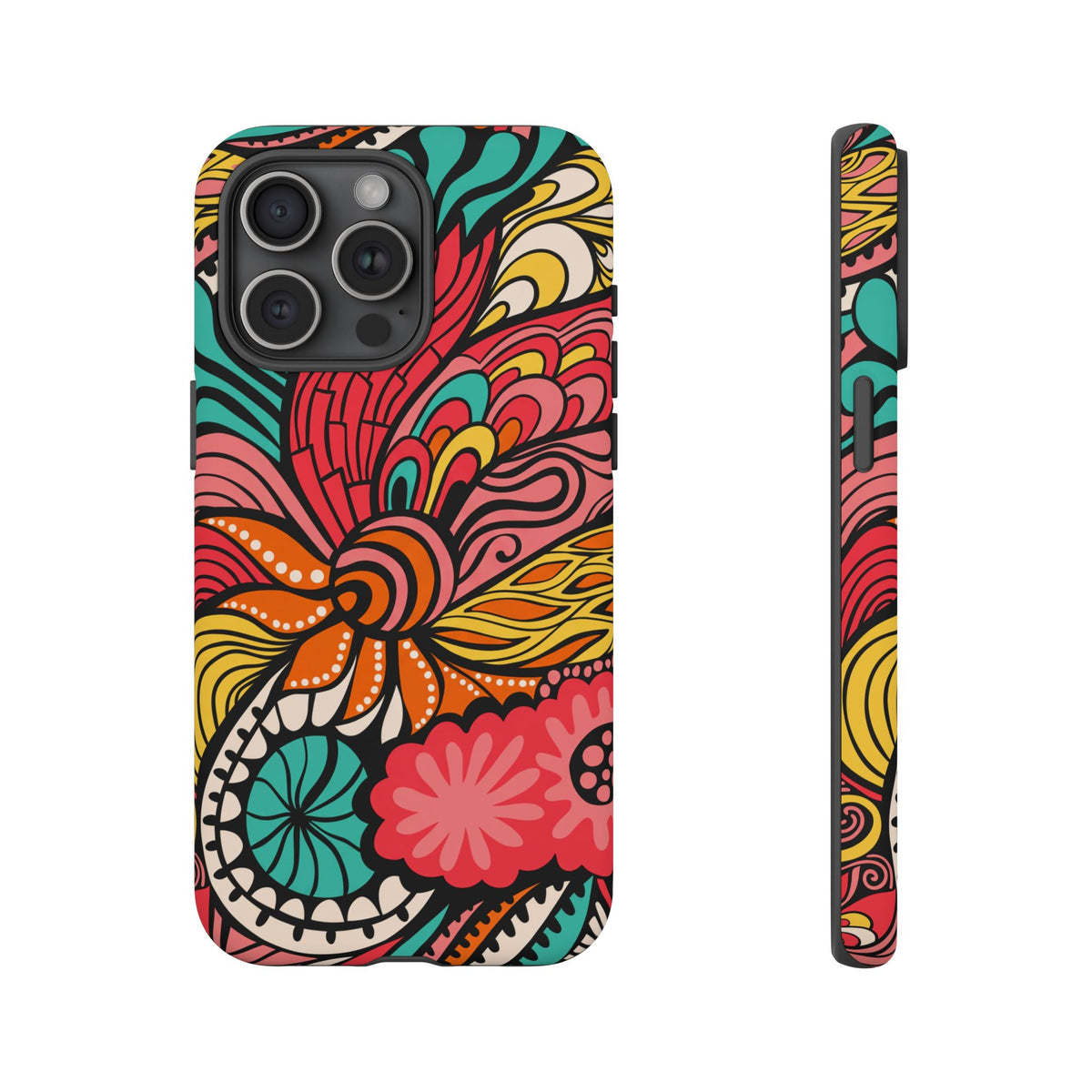Abstract - Orange/Blue/Pink