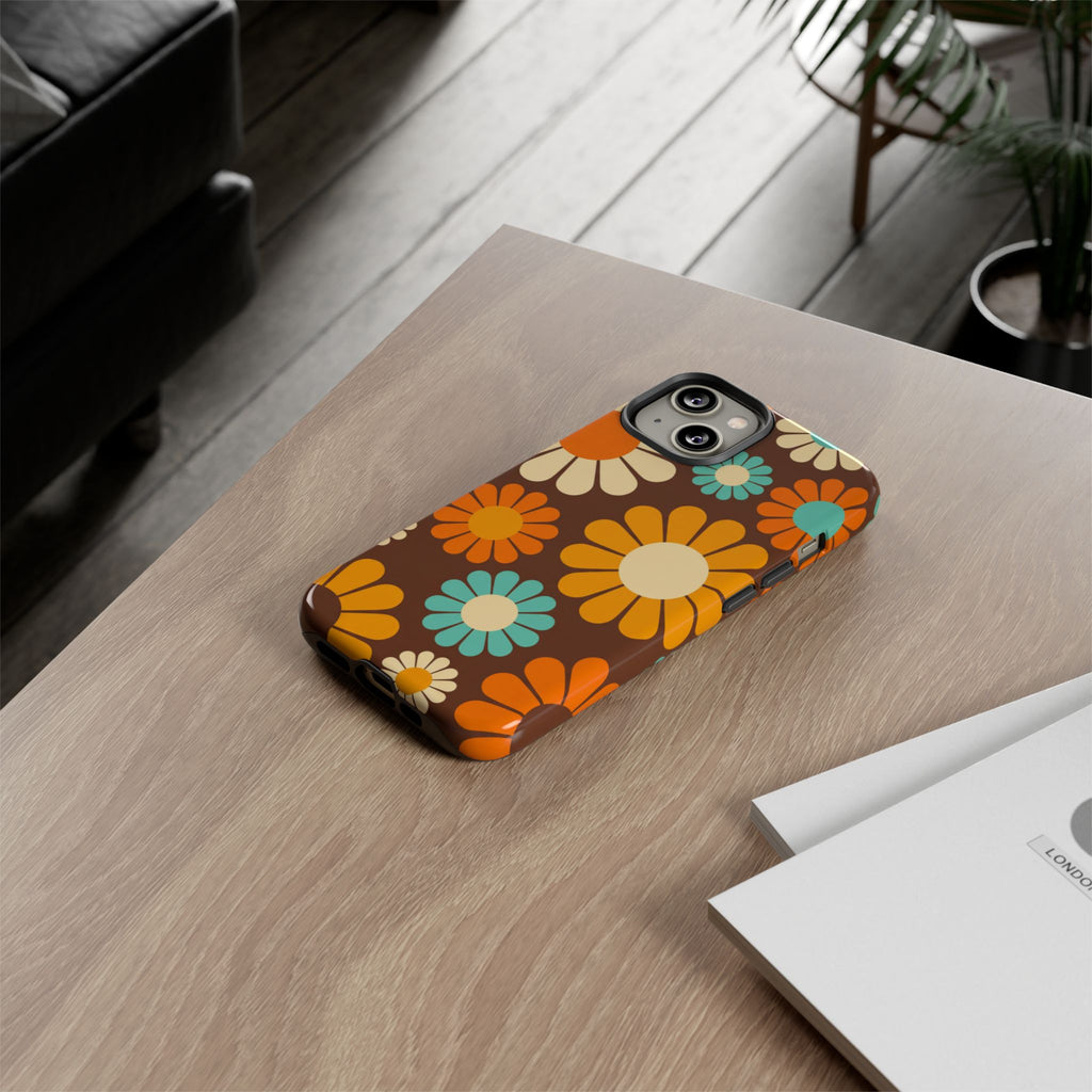 Flowers - Brown/Yellow