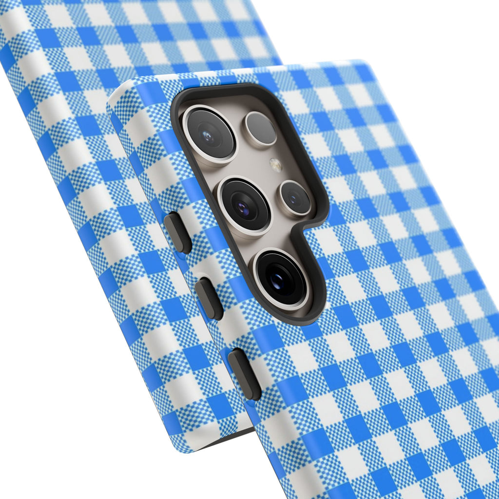 Checked - Blue