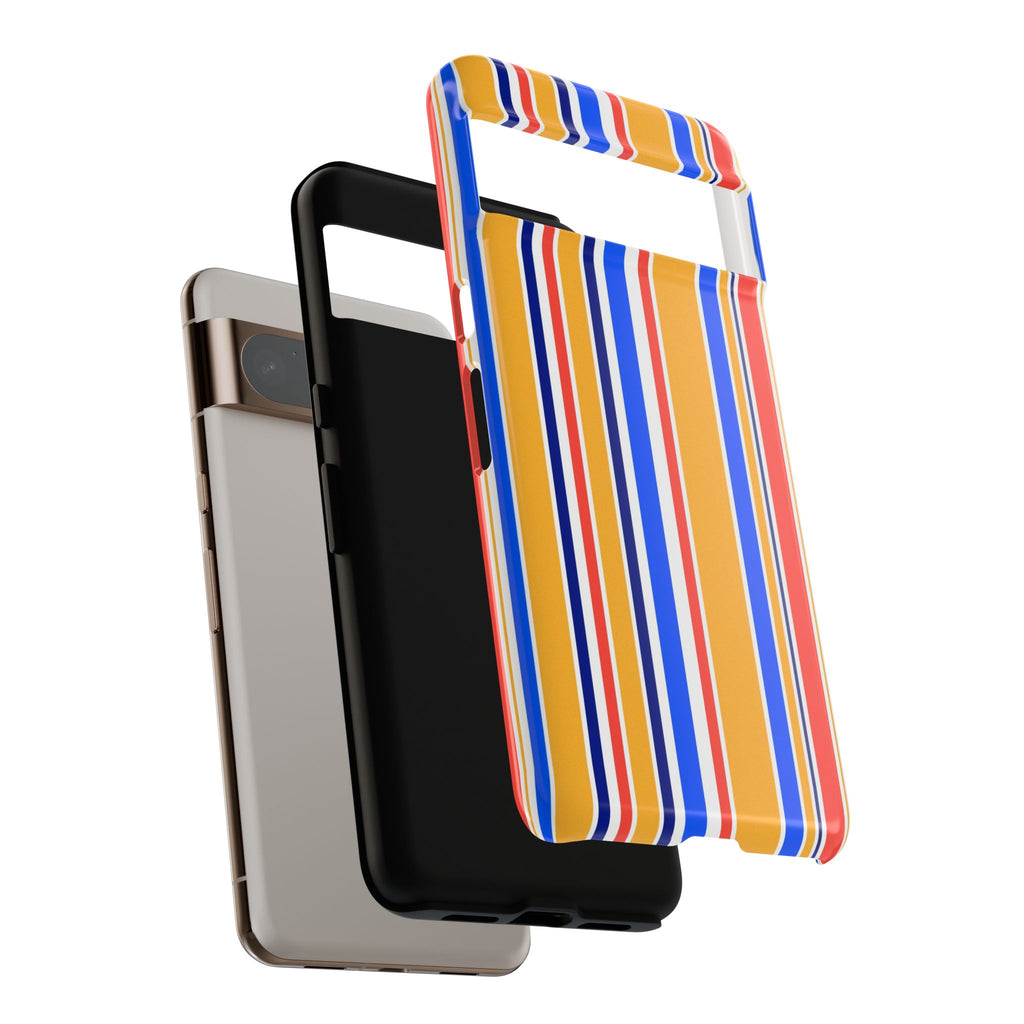 Candy Stripes - Yellow/Blue