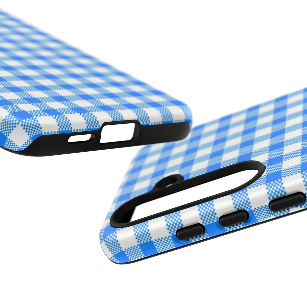 Checked - Blue