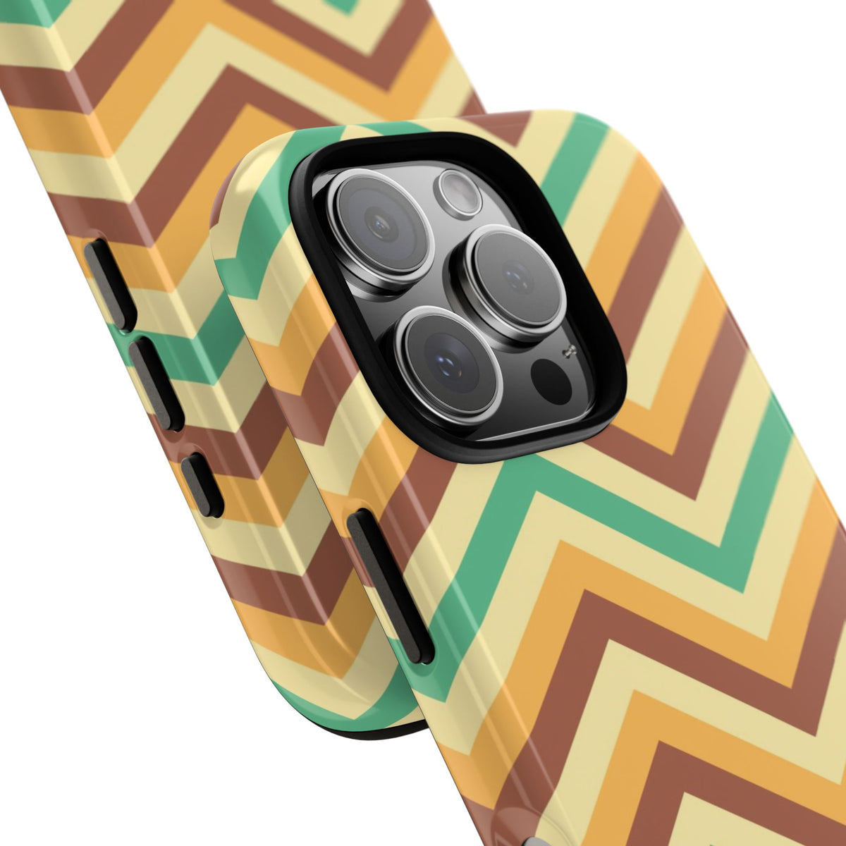 Zig Zags - Brown/Green