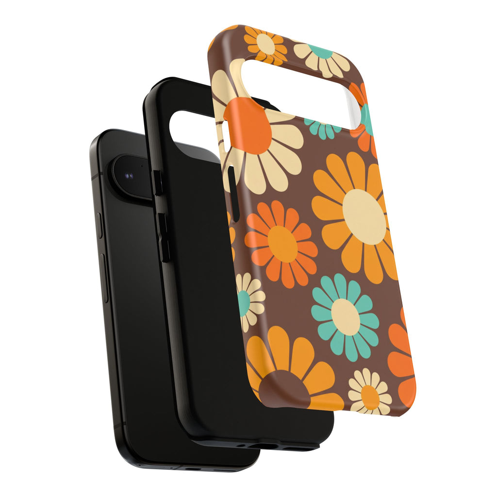 Flowers - Brown/Yellow