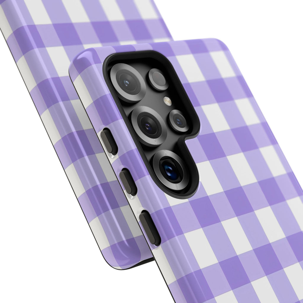 Checked - Lavender