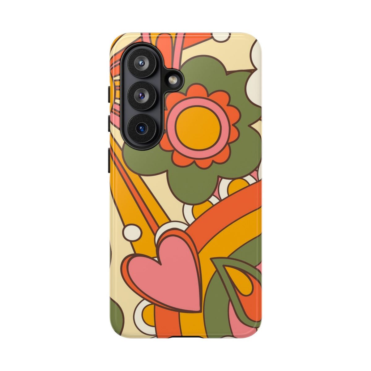 60's Wallpaper - Pink/Green