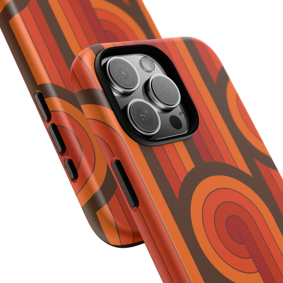 60's Wallpaper - Orange/Brown