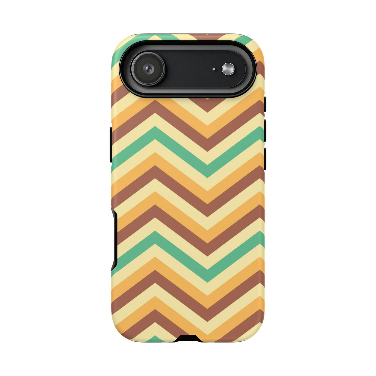 Zig Zags - Brown/Green