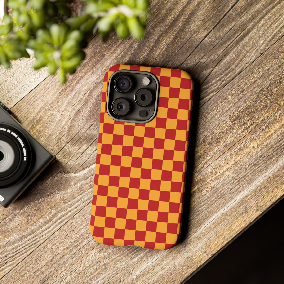 Checked - Red/Yellow