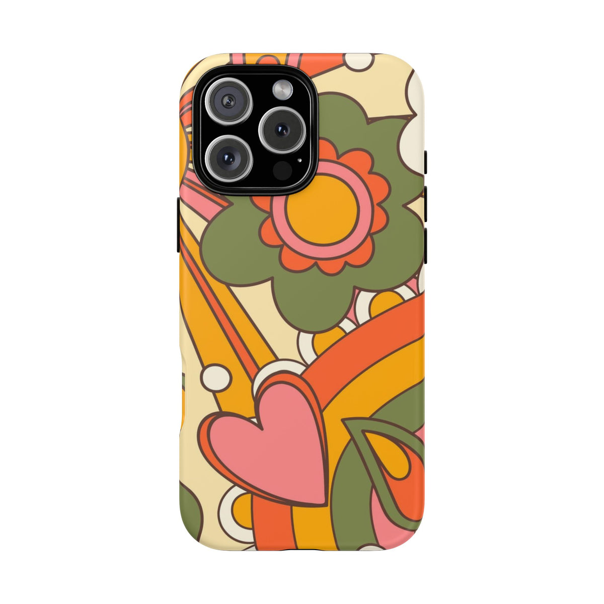 60's Wallpaper - Pink/Green