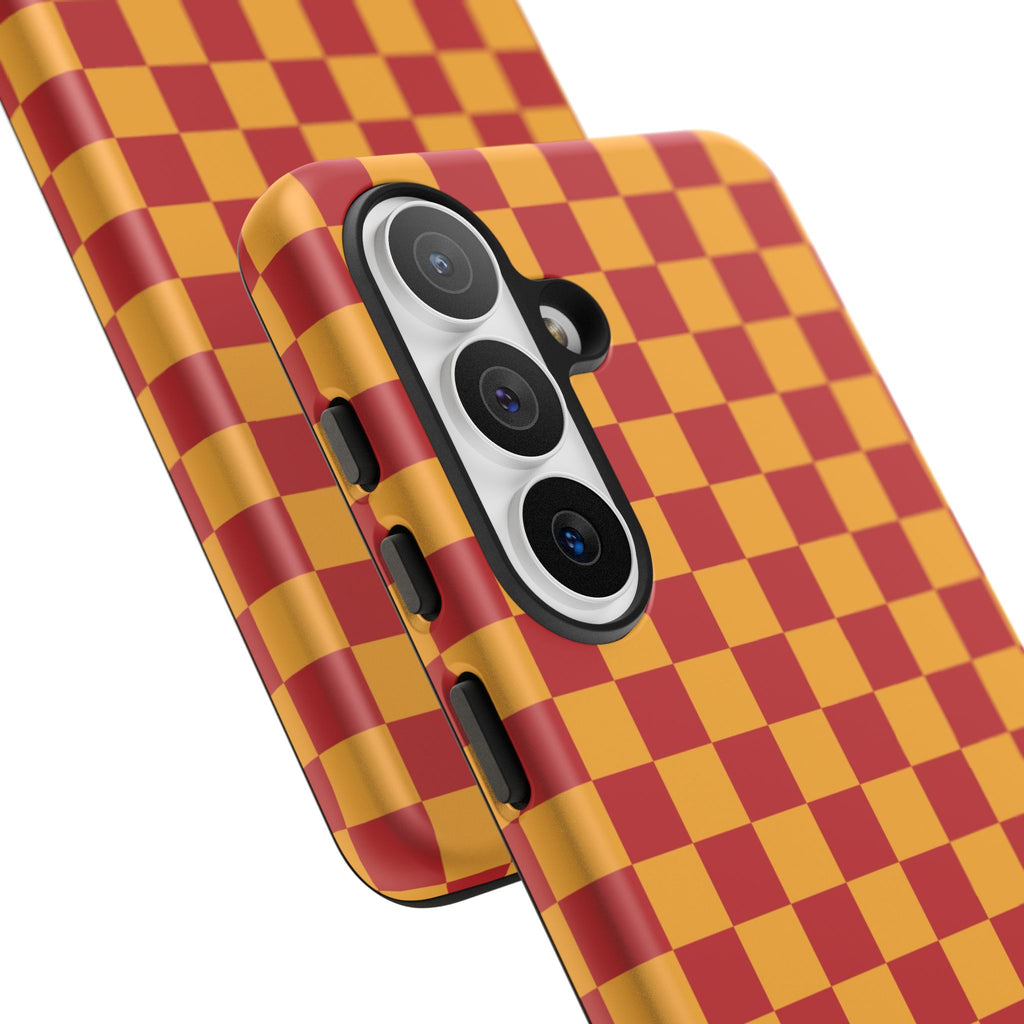 Checked - Red/Yellow