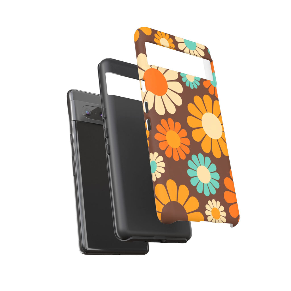 Flowers - Brown/Yellow