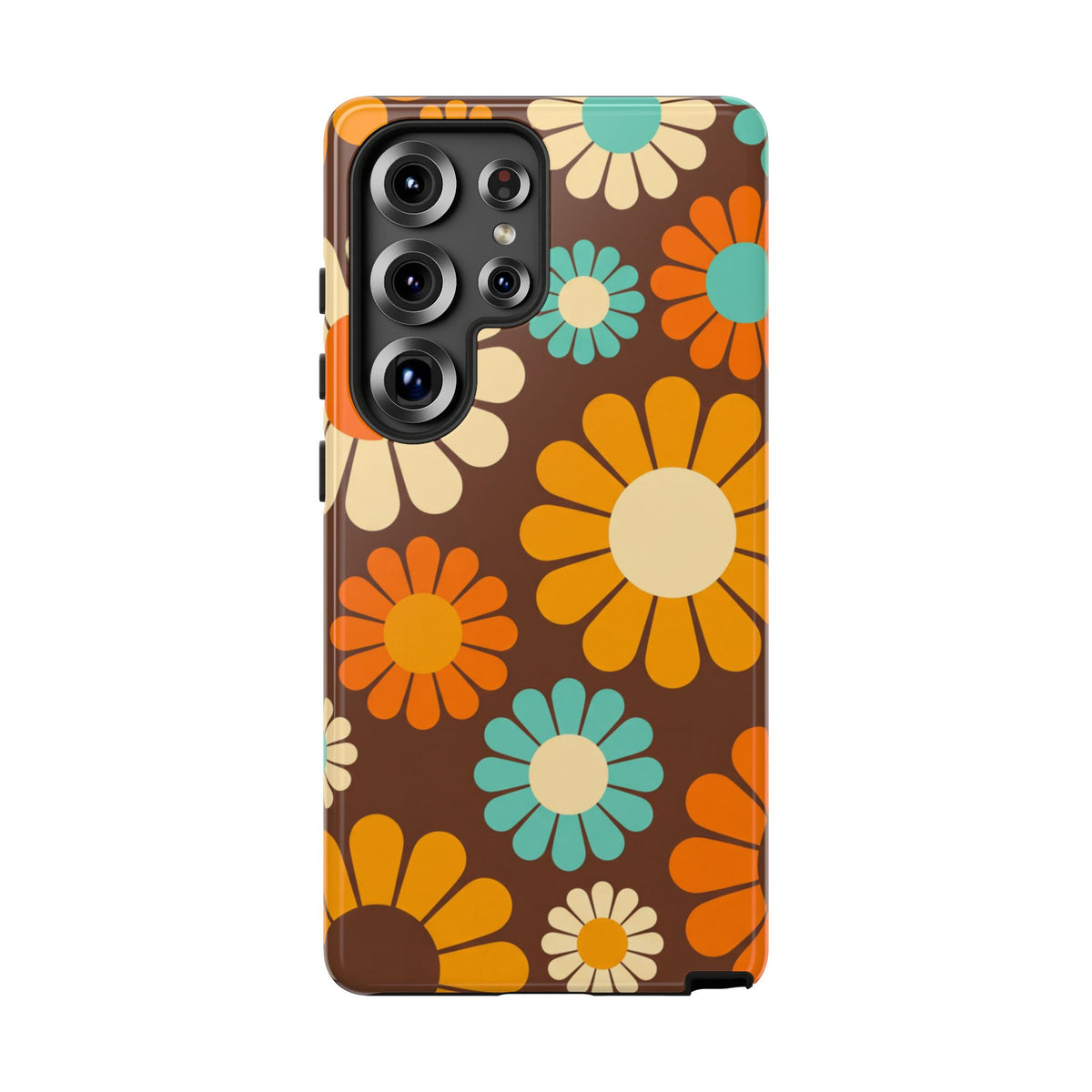 Flowers - Brown/Yellow