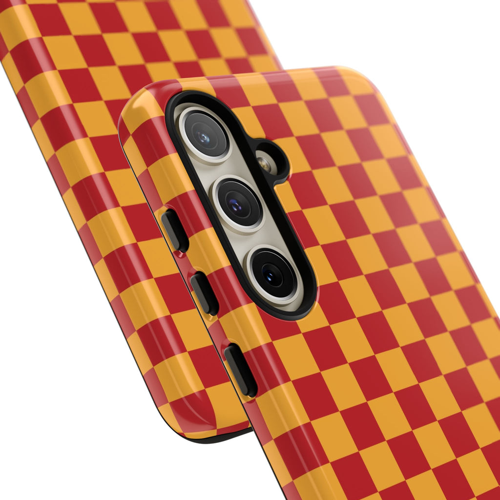 Checked - Red/Yellow