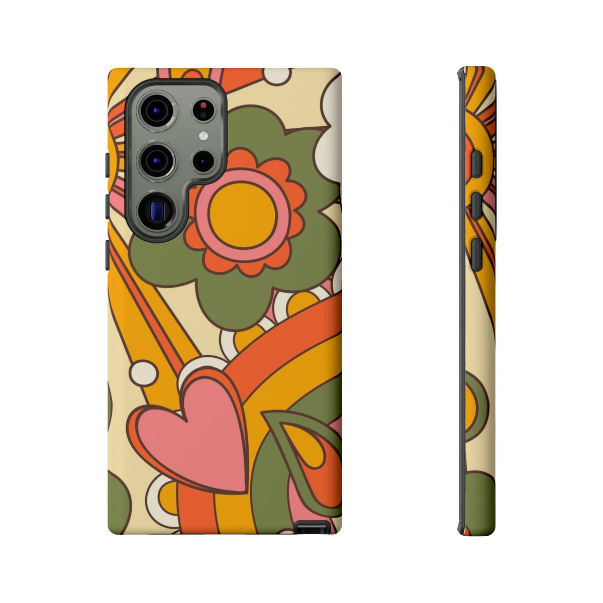 60's Wallpaper - Pink/Green