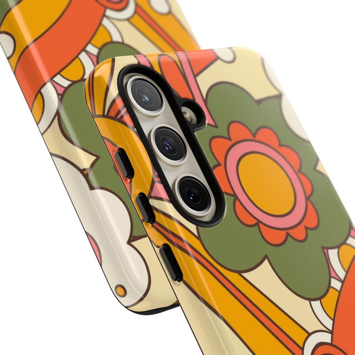60's Wallpaper - Pink/Green