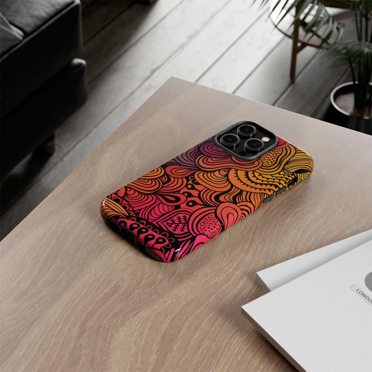 Abstract - Pink/Yellow