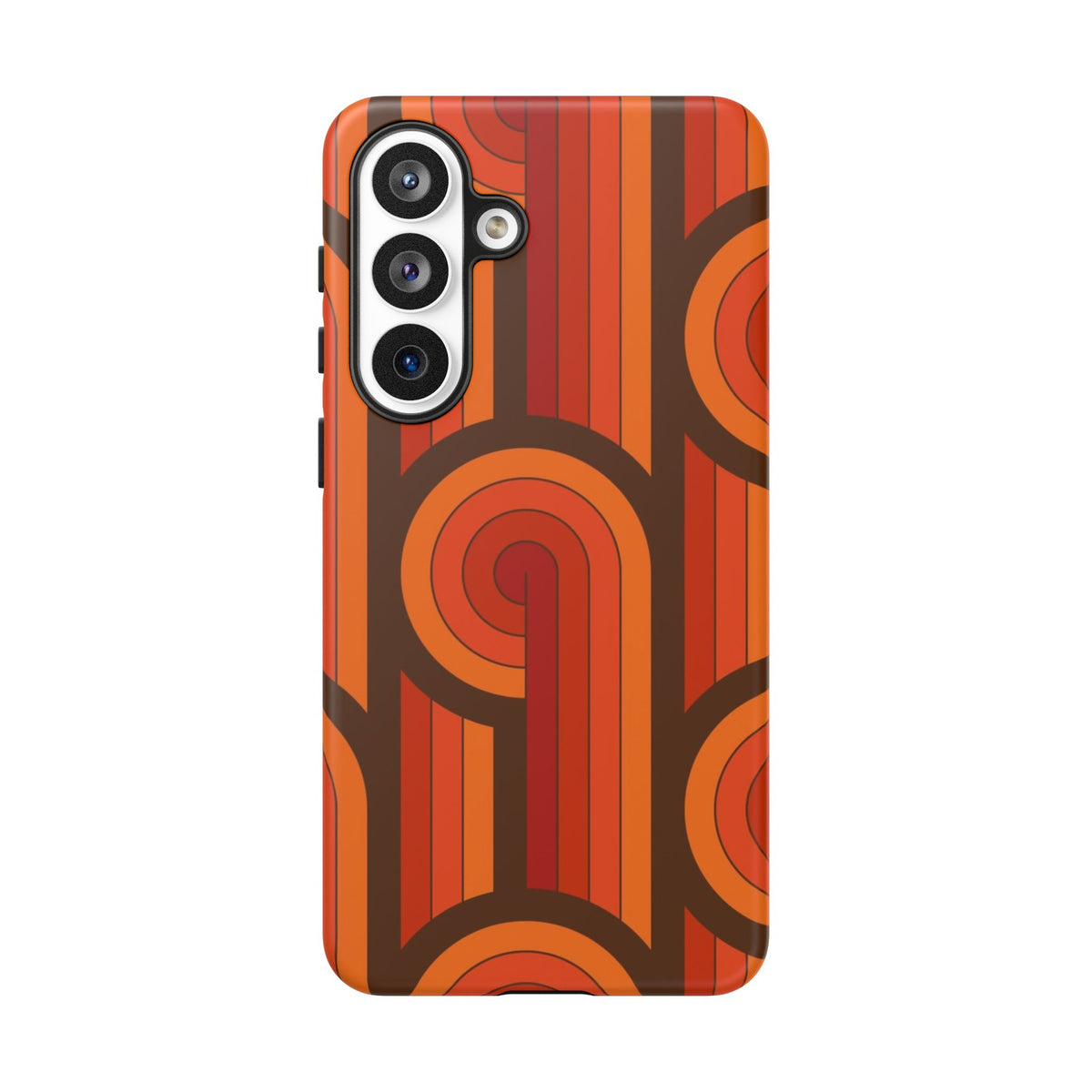 60's Wallpaper - Orange/Brown