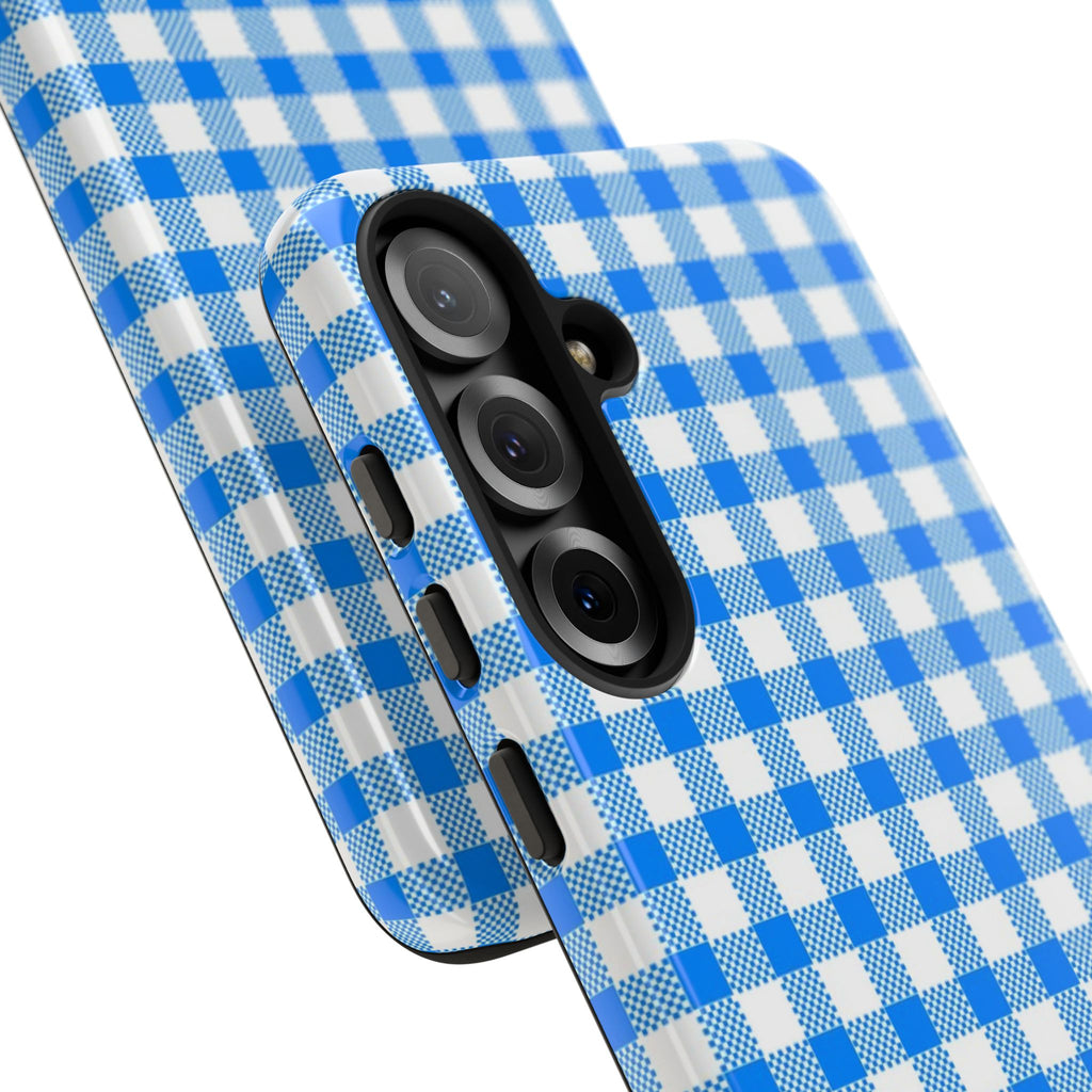 Checked - Blue