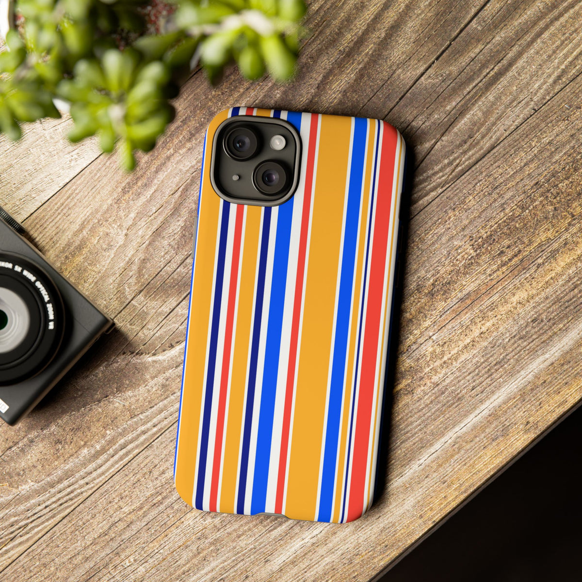 Candy Stripes - Yellow/Blue